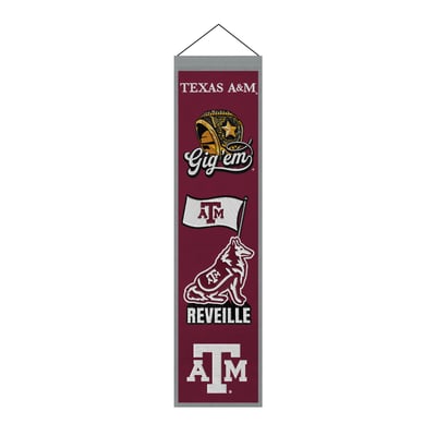 Texas A&M Aggies 8" x 32" Icons Banner
