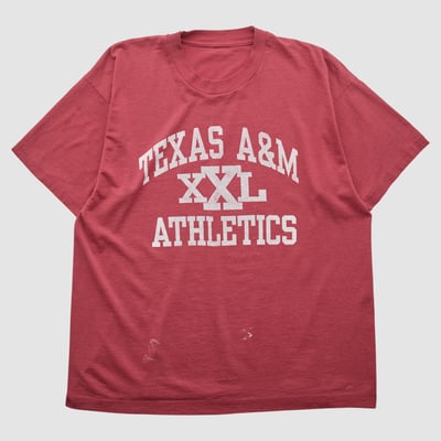 Texas A&M Aggies 90s T-shirt - Red - 2XL by Fanatics Real Vintage