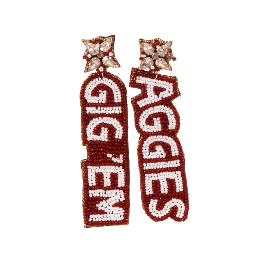 Texas A&M Aggies Beaded Earrings