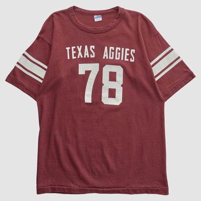 Texas A&M Aggies Champion 80s T-shirt - Maroon - M by Fanatics Real Vintage
