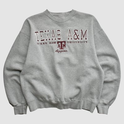 Texas A&M Aggies Jansport 2000s Pullover Sweatshirt - Heather Gray - XS by Fanatics Real Vintage
