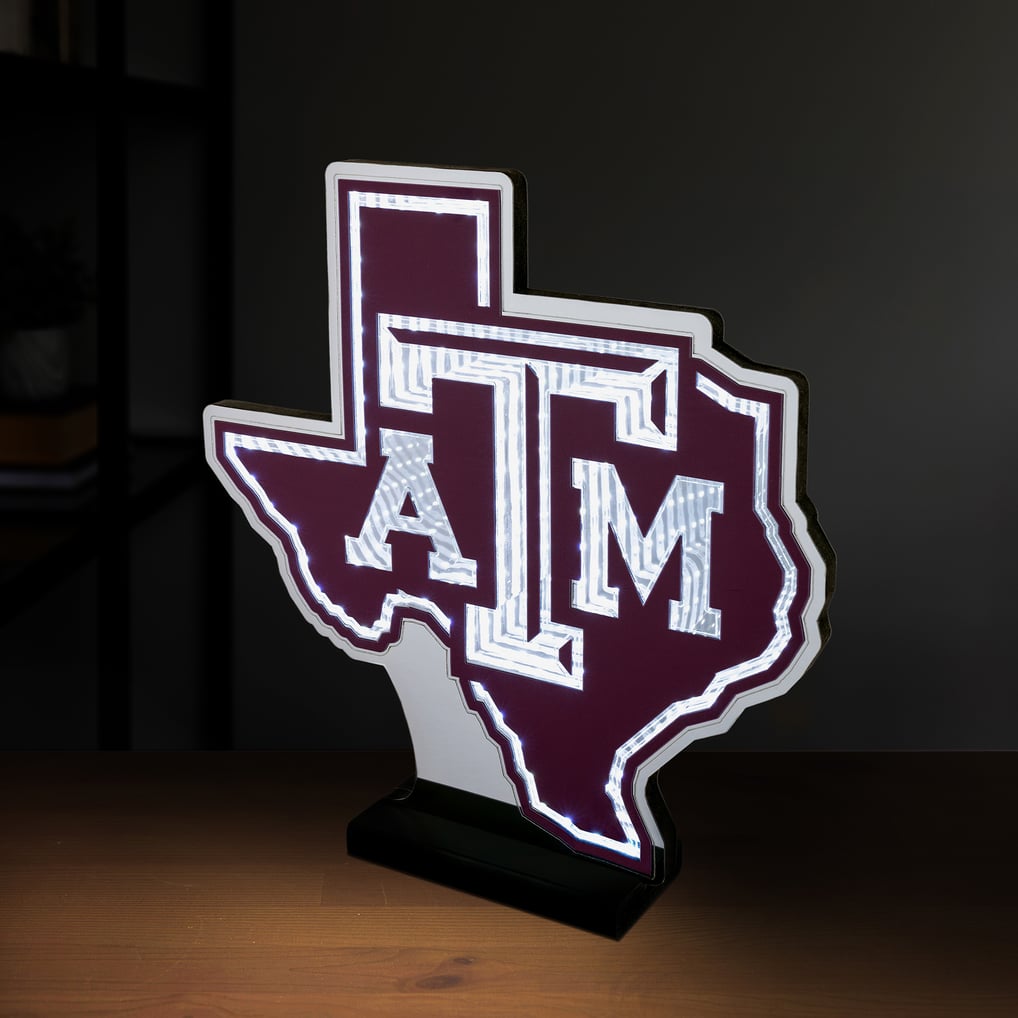 Texas A&M Aggies LED Infinity Logo Light