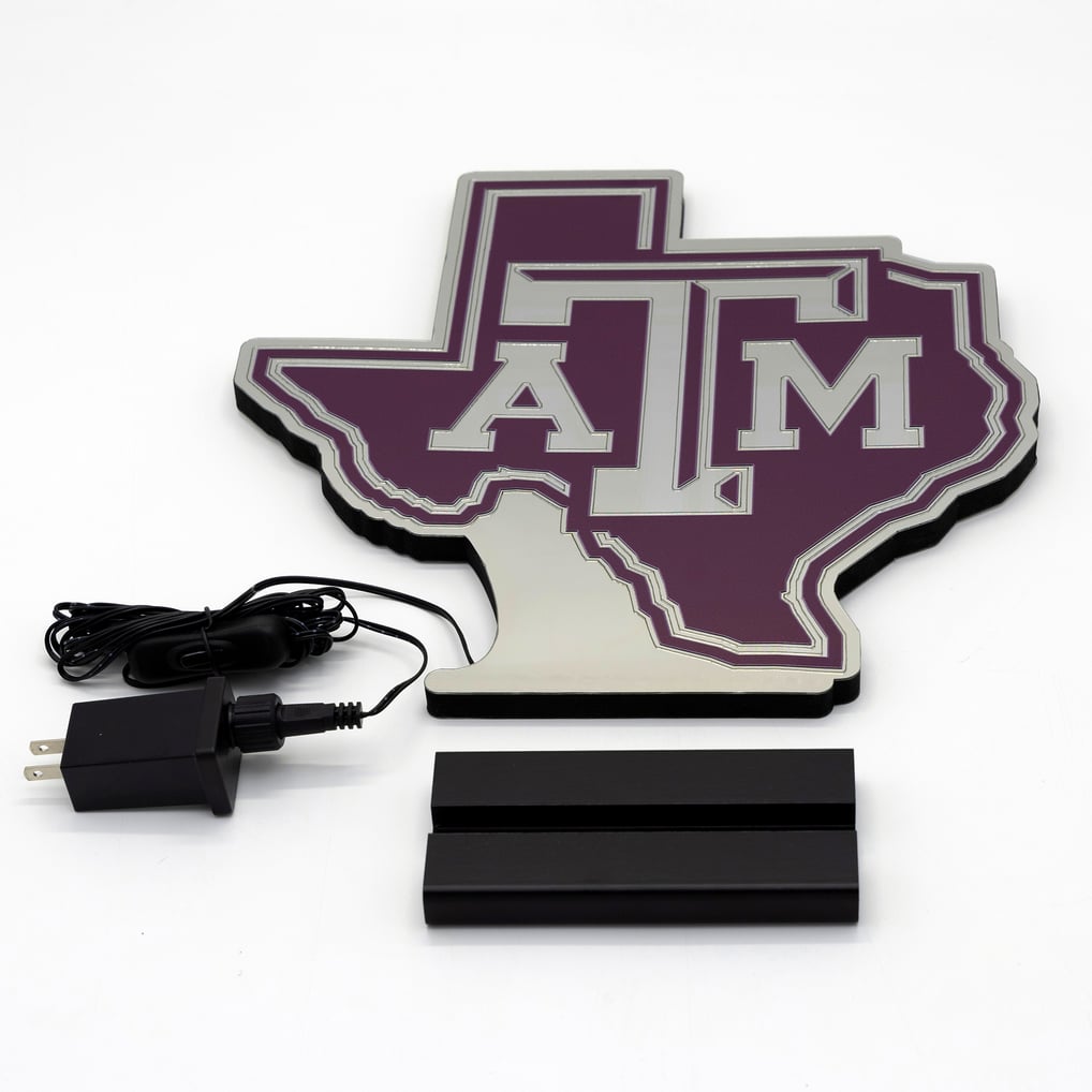 Texas A&M Aggies LED Infinity Logo Light