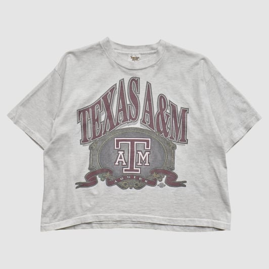 Texas A&M Aggies Tennessee River 90s T-shirt - Heather Gray - M by Fanatics Real Vintage