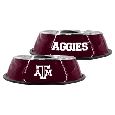 Texas A&M Aggies The Memory Company 9" Stainless Steel Pet Bowl