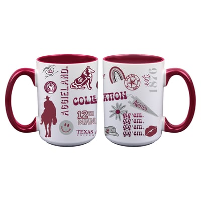 Texas A&M Aggies The Memory Company Two-Piece 15oz. Loco Coffee Mug Set
