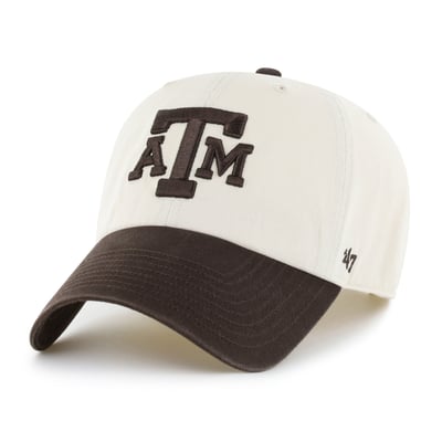 Texas A&M Aggies '47 Unisex Clean Up Adjustable Hat - Natural/Brown