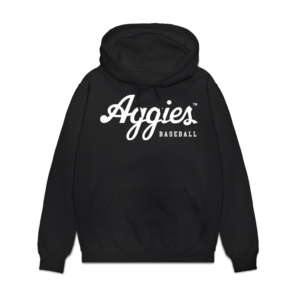  Texas A&M Aggies Athlete's Thread Unisex NIL Pick-A-Player Baseball Pullover Hoodie - Black