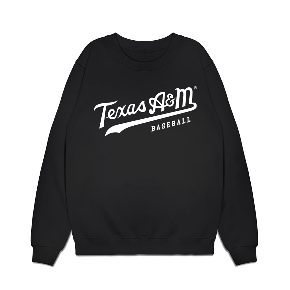  Texas A&M Aggies Athlete's Thread Unisex NIL Pick-A-Player Baseball Sweatshirt - Black