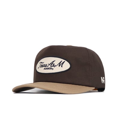  Texas A&M Aggies No Rivals Unisex Neutral Patch Adjustable Hat - Brown