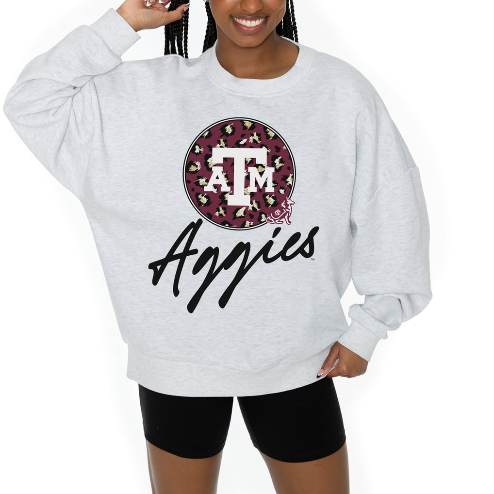 Texas A&M Aggies Gameday Couture Women's Premium Fleece Pullover Sweatshirt - Ash