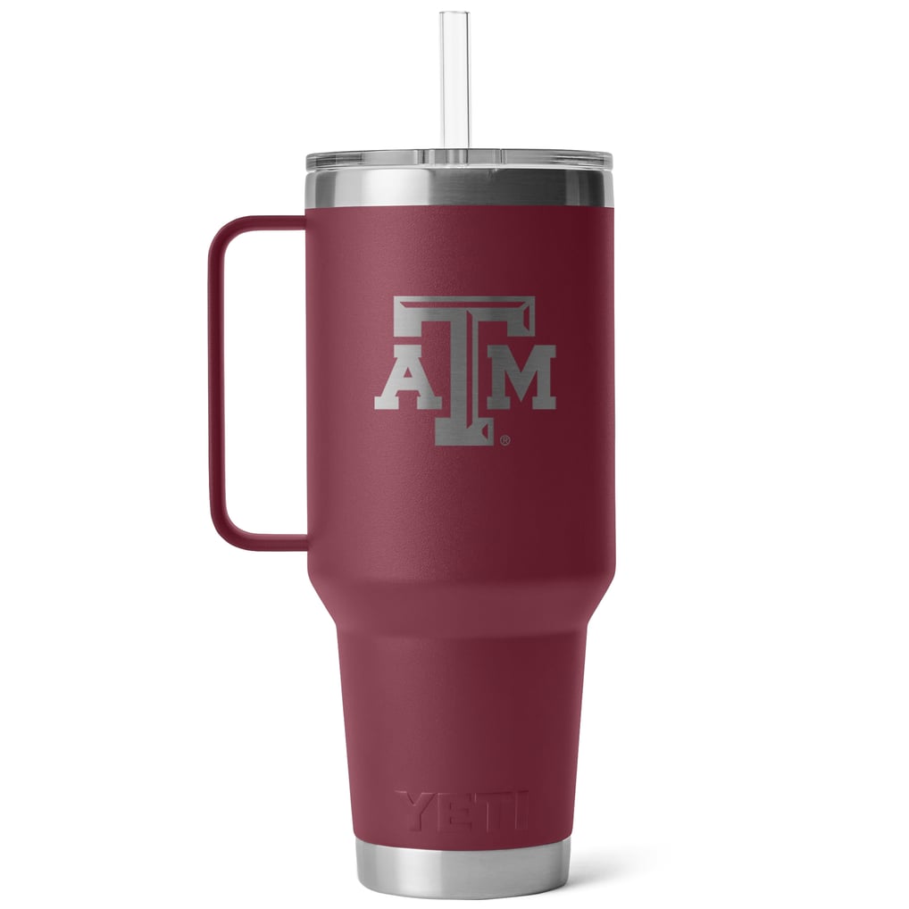 Texas A&M Aggies YETI 42oz. Rambler Straw Mug