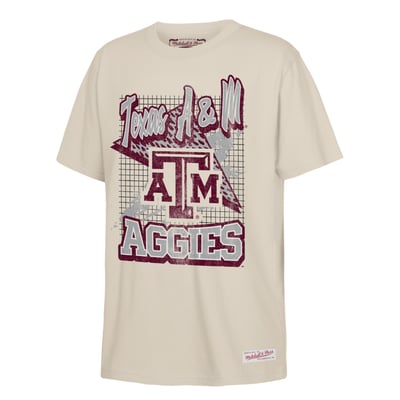 Texas A&M Aggies Mitchell & Ness Youth Collegiate T-Shirt - Natural
