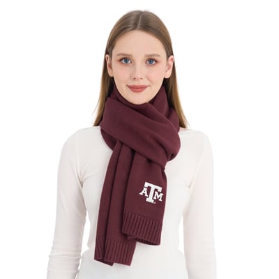 Texas A&M Aggies ZooZatz Posh Knit Scarf