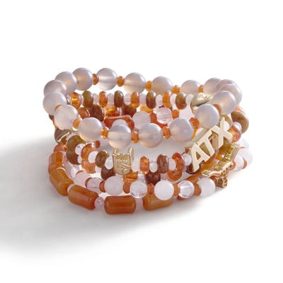 Texas Longhorns BaubleBar Five-Piece Bracelet Set
