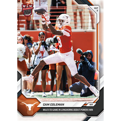 Cam Coleman - 2026-27 Bowman U NOW® Football - Card 3