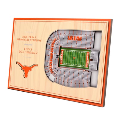 Texas Longhorns Fanpoint 14'' x 10.5'' 3D StadiumView Desktop Display