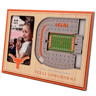 Texas Longhorns Fanpoint 3D StadiumView Picture Frame