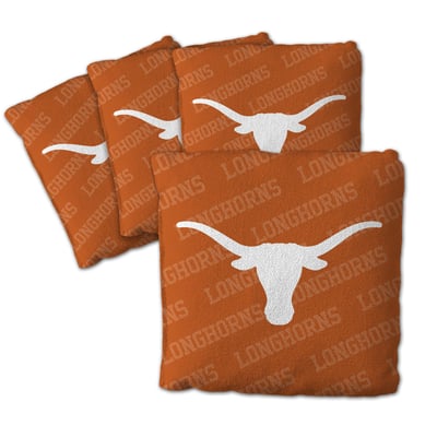 Texas Longhorns Fanpoint Four-Piece Cornhole Bag Set