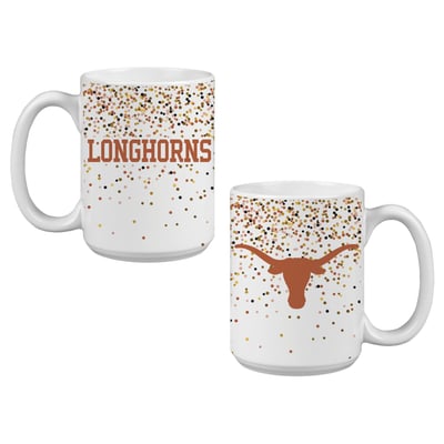 Indigo Falls Texas Longhorns Confetti Mug - Set of 2
