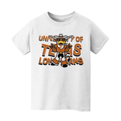 Texas Longhorns Vive La Fete Infant Mascot & Name T-Shirt - White
