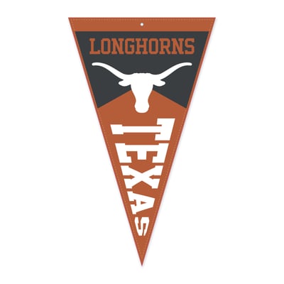 Texas Longhorns Jardine 16" x 27" Pennant Shape Golf Towel with Magnetic Clip