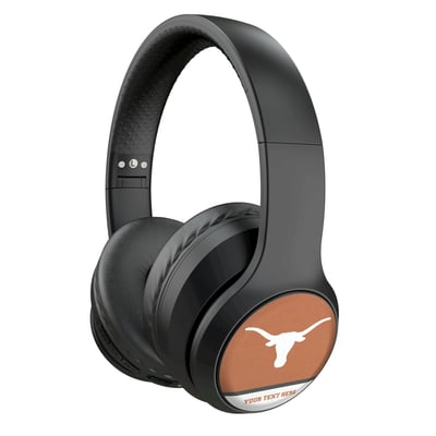 Texas Longhorns Keyscaper Personalized Endzone Solid Wireless Bluetooth Headphones With Case