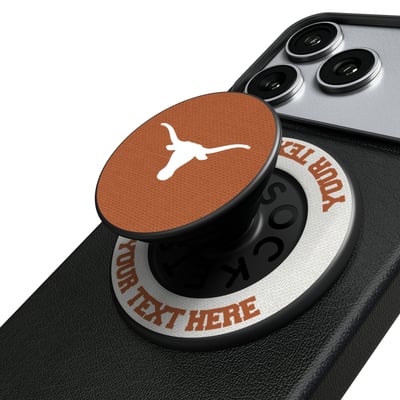 Texas Longhorns Keyscaper Personalized PopSockets Magnetic Phone Grip & Stand