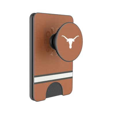 Texas Longhorns Keyscaper Stripe PopSockets Magnetic Wallet