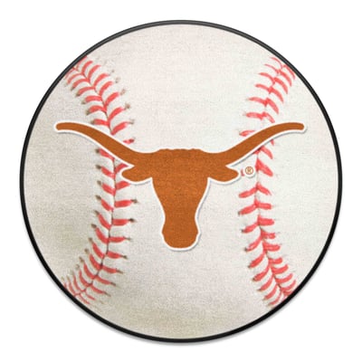 Texas Longhorns Logo Brands 27" Diameter Baseball Mat