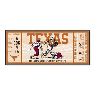 Texas Longhorns Logo Brands 30" x 72" Ticket Runner