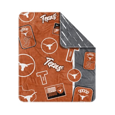Texas Longhorns Logo Brands 50" x 60" Dream Weave Throw Blanket
