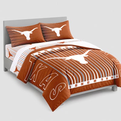 Logo Brands Texas Longhorns Momentum Bed In A Bag - Full
