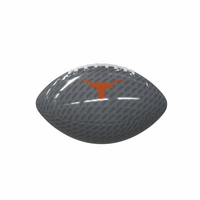 Texas Longhorns Logo Brands Rubber Glossy Mini Football