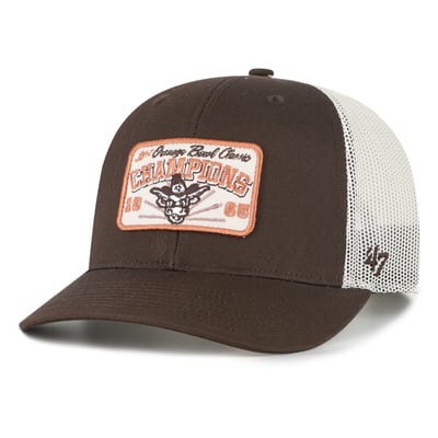  Texas Longhorns '47 Orange Bowl Champions Scored Trucker Adjustable Hat - Brown