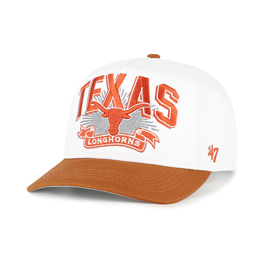 Texas Longhorns '47 Prime Play Hitch Adjustable Hat - White