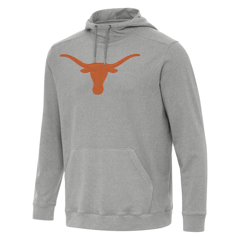 Texas Longhorns Antigua Cloud Pullover Hoodie - Heather Gray
