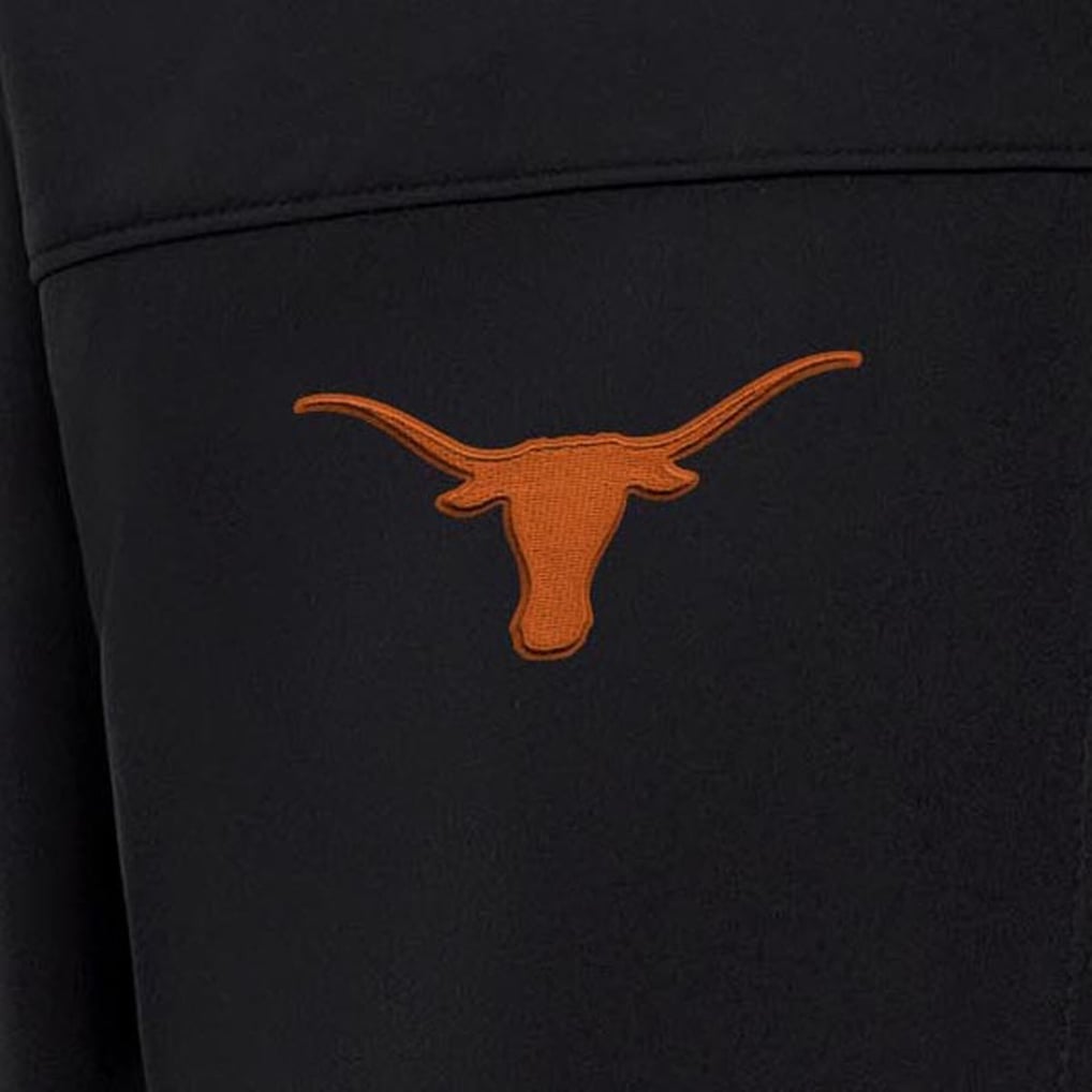 Ariat Texas Longhorns Black Full-Zip Vernon Softshell Jacket