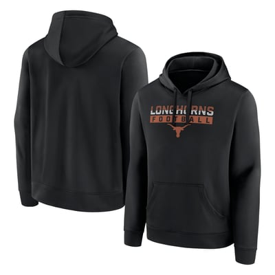 Texas Longhorns  Pullover Hoodie - Black