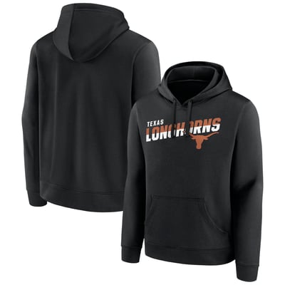 Texas Longhorns Quick Slant Pullover Hoodie - Black