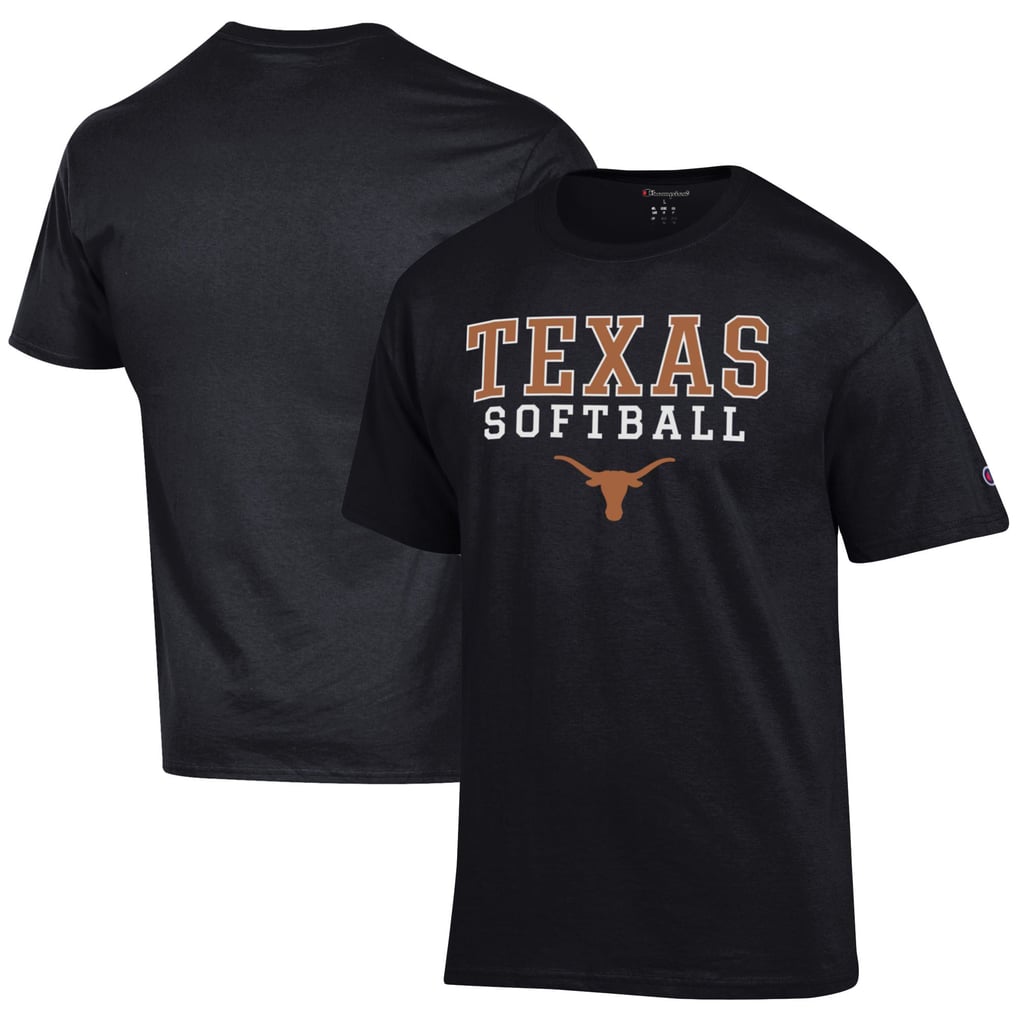 Texas Longhorns Champion Softball Stack T-Shirt - Black