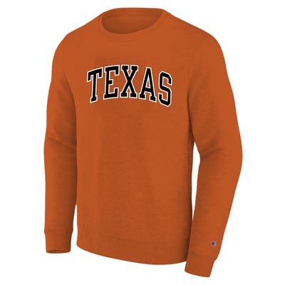  Texas Longhorns Champion Arch Applique Big & Tall Sweatshirt - Texas Orange