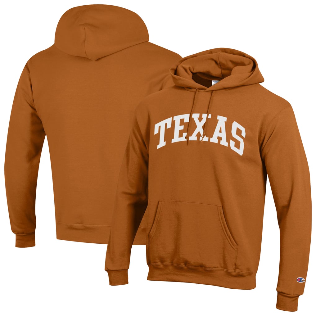  Texas Longhorns Champion Basic Arch Fleece Pullover Hoodie - Texas Orange