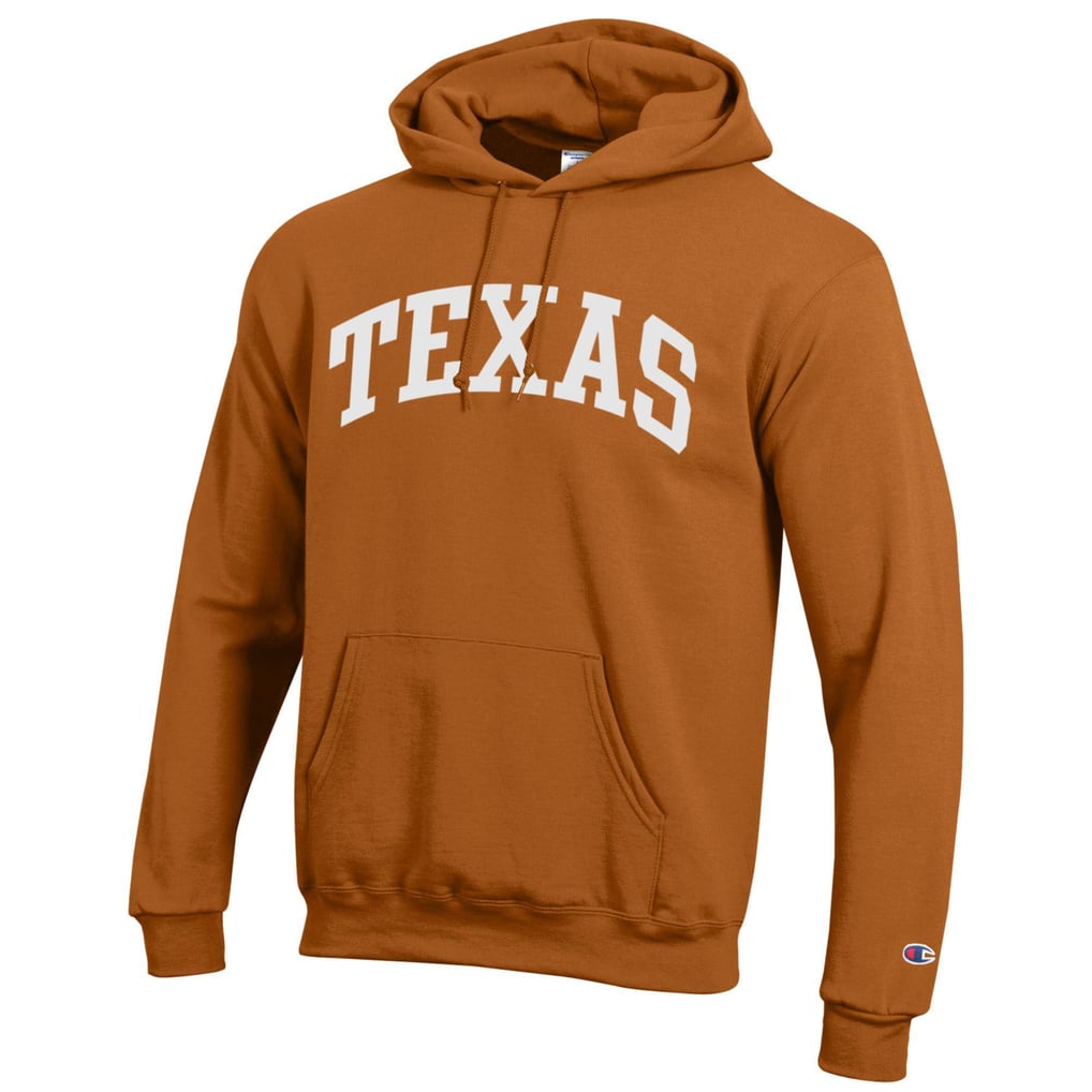  Texas Longhorns Champion Basic Arch Fleece Pullover Hoodie - Texas Orange