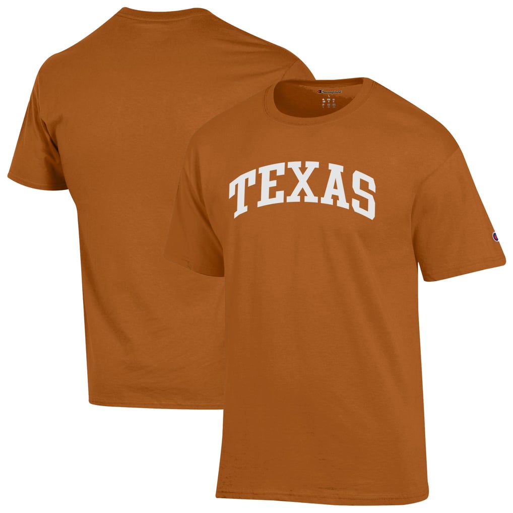  Texas Longhorns Champion Basic Arch T-Shirt - Texas Orange