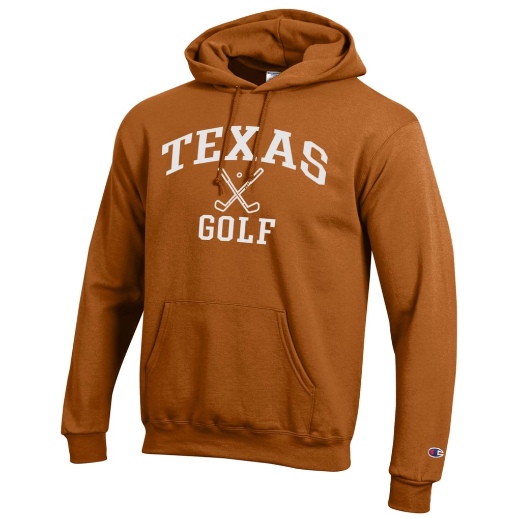  Texas Longhorns Champion Icon Golf Powerblend Pullover Hoodie - Texas Orange