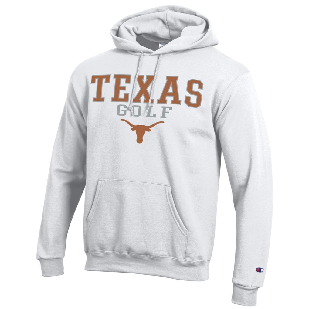  Texas Longhorns Champion Stacked Golf Powerblend Pullover Hoodie - White