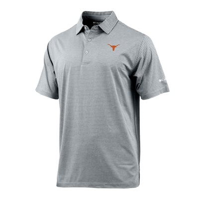  Texas Longhorns Columbia Tempo Swing Polo - Black
