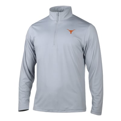  Texas Longhorns Columbia Fairway Break Quarter-Zip Pullover - Gray