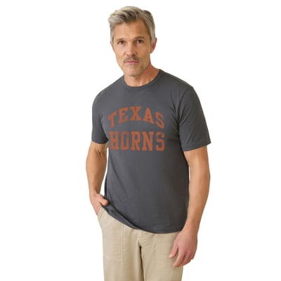 Texas Longhorns FAHERTY Sunwashed T-Shirt - Charcoal